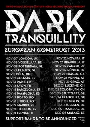 Dark Tranquillity poster 2013