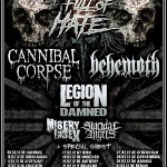 Cannibal Corpse, Behemoth, Legion of the Damned